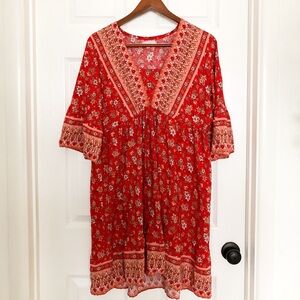 Floral flowerchild, boho dress